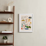 "NYC" - Art Print in Manhattan Cream by Sierra Lee - In a Room