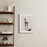 "Baby Giraffe" - Art Print in safari by Kamala Nahas - In a Room