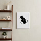 "dog" - Art Print in Ink by Alexandra Dzh - In a Room