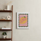 "Piccole Gioie 3" - Art Print in Pink Lemonade by Jenna Holcomb - In a Room