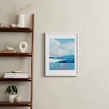 "beyond blue ridge" - Art Print in Ridge Blue by AlisonJerry - In a Room