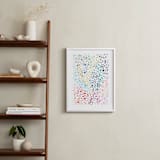 "Spots and Dots" - Art Print in Aqua by Katie Craig - In a Room