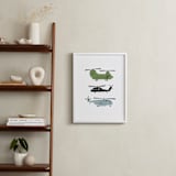 "Chopters" - Art Print in Steel by Rebecca Smith - In a Room