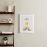 "How to make a rainbow" - Art Print in Bubblegum by Annie Holmquist - In a Room