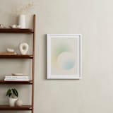 "Light of the Moon" - Art Print in Light Blue by Sarah Lund - In a Room