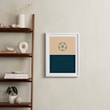"3 Season Sport | Soccer" - Art Print in Navy by pacifica project - In a Room