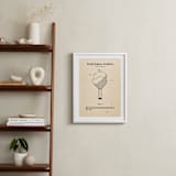 "Pickleball Posters 2" - Art Print in Backhand Black by Jayne Alfieri - In a Room