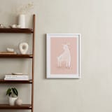 "Little Deer" - Art Print in Blush by Lori Wemple - In a Room