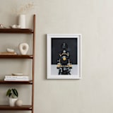 "All Aboard!" - Art Print in railway black by Alicia Abla - In a Room
