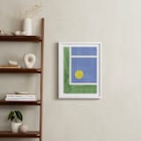 "Your Serve 1" - Art Print in Blue Deuce by Alicia Abla - In a Room