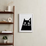 "Sour Puss" - Art Print in Midnight by Sequana Studio - In a Room