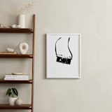 "Behind the Lens" - Art Print in Noir by Alicia Youngken - In a Room