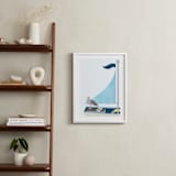 "Little Sailor" - Art Print in light blue by Kanika Mathur - In a Room
