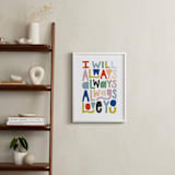 "Always Always" - Art Print in White by Alethea and Ruth - In a Room