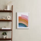 "paper rainbow" - Art Print in Rainbow by Carrie Moradi - In a Room