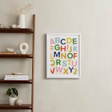 "happy alphabet" - Art Print in Rainbow by Ellen Schlegelmilch - In a Room