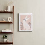 "Bunny" - Art Print in Petal by Lori Wemple - In a Room