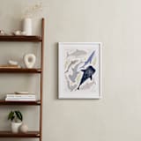 "Marvelous Sharks" - Art Print in Sand by Sabrin Deirani - In a Room