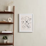 "Dog study" - Art Print in Cream by Teju Reval - In a Room