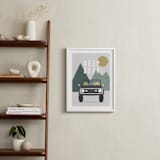 "Beep Beep" - Art Print in Forest by Christie Garcia - In a Room