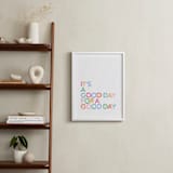 "Good Day Vibes" - Art Print in Candy by Inkblot Design - In a Room
