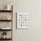 "American Sign Language ABCs" - Art Print in Rainbow by Jessie Steury - In a Room