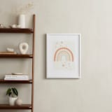 "Rainbow Stars" - Art Print in Sand by Hannah Williams - In a Room
