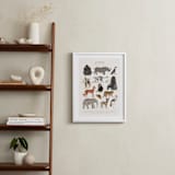 "Africa, endangered animals" - Art Print in Ivory by Sabrin Deirani - In a Room