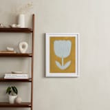 "Enchanted Tulip" - Art Print in Sun Yellow by Alisa Galitsyna - In a Room