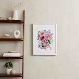 "Ella Bloom" - Art Print in Peonies by Britt Mills - In a Room