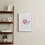 "Leaning In" - Art Print in Pretty Pink by Julie Cha - In a Room