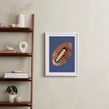 "Let's Play! 1" - Art Print in Denim by Alethea and Ruth - In a Room