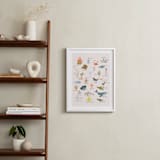 "Sea Alphabet" - Art Print in Blush by Kate Blalock - In a Room