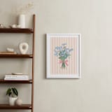 "Forget Me Not" - Art Print in Rose by Joanna Rosado - In a Room