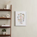 "Numbers in Disguise" - Art Print in Pastels by Serineh Eliasian - In a Room