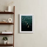 "Surf Social" - Art Print in Ocean by Shannon Howard - In a Room