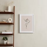 "Animal All-Stars 8" - Art Print in Dusty Beige by Malunio - In a Room