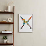 "Collage letter X" - Art Print in xenon by Kiana Lee - In a Room