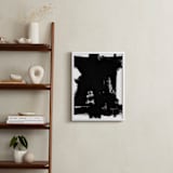 "Back in Black" - Art Print in Black and White by Ilana Greenberg - In a Room