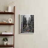 "Down onto 8th Avenue" - Art Print in nostalgic brown by Van Tsao - In a Room