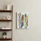 "Girl Wonder" - Art Print in Salmon by Misty Hughes - In a Room