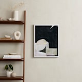 "Construct 4 " - Art Print in Neutrals with hints of color by Ashleigh Ninos - In a Room