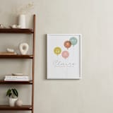 "Baby balloons" - Personalized Art Print in Meadow by Stacey Meacham - In a Room