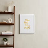 "Star Light Star Bright" - Art Print in Twinkle by Lea Delaveris - In a Room