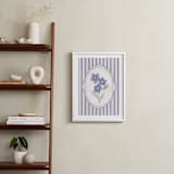 "Forget Me Nots" - Art Print in Periwinkle by Jenna Holcomb - In a Room