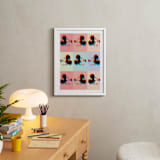 "3D Mickey Mouse" - Art Print in Sherbet by Emanuela Carratoni - In a Room