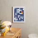 "Spot Mickey" - Art Print in Pool by Anna Joseph - In a Room