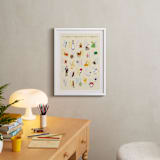 "The ABCs of Disney's Beauty and the Beast" - Art Print in Candlewax by Christie Kelly - In a Room