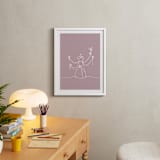 "The Dress from Disney's Cinderella" - Art Print in Blush by Britt Mills - In a Room