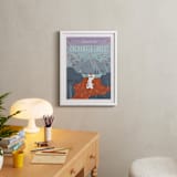 "Disney's Enchanted Forest" - Art Print in Purple Haze by Erica Krystek - In a Room